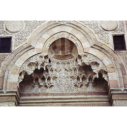 View of the entrance to al-Azhar Mosque